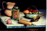 2003 Omaha, NE Seminars Weekend Workshop: Rolling Pin Still Life $210 July 11-13 Back-to-back with the Flower Study Seminar This painting will teach the method behind still life items such as