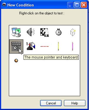 Page 18 of 39 By moving your mouse over the objects, locate the "The mouse pointer and Keyboard" object.