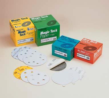PAPER DISCS The desorption method has been applied to all three types: Magic Tack, Dry Tack Papers, and Paper Discs.
