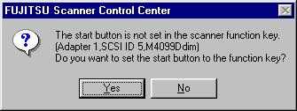 <<Setting the Start button>> (* for fi-4990 / M4099D) If the scanner being monitored has function keys (F1,F2,...), it is necessary to assign a function key to the start button in advance.