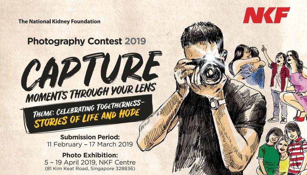 Open and Youth Categories - Groups A & B TERMS & CONDITIONS: ELIGIBILITY 1. The photo contest is open to Singapore Citizens, Permanent Residents and foreigners residing in Singapore.