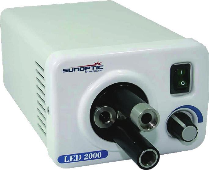 fuller spectrum Ergonomically designed turret includes ACMI, Olympus, Storz & Wolf ports; single port version and other options LED automatically shuts off when cable is removed from active port LED