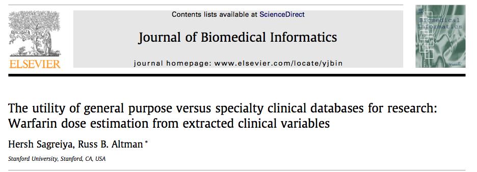 2011 But, also limitations of data for (many) research purposes Garbage in, Garbage out still an issue Multiple studies show poor correlation b/w dx codes, truth