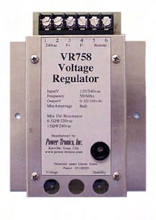 Power-Tronics, Inc. Electronic Voltage Regulators and Static Exciters P.O. Box 291509, Kerrville, Texas 78029 Phone: 830.895.4700 Fax: 830.895.4703 Email: pwrtron@power-tronics.com Web: www.