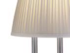Lamp Pewter 28" Off White