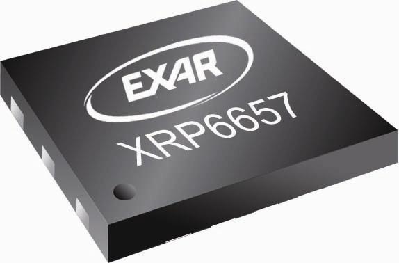 XRP6657 is a high efficiency synchronous step down DC to DC converter optimized for portable battery-operated applications. Operating from 2.5V to 5.5V, it provides a guaranteed output current of 1.