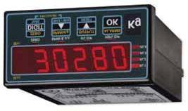 Panel Meter P1001/6 Vetec Panel Meter Display is ideal in combination with load cells. Clear, variable brightness display. Provided with and without Relay output (alarms) and special output options.