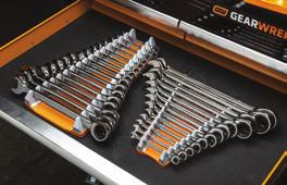 Accommodates 16 Wrenches Up to 1 in / 25mm Includes 2 side rail