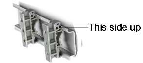 Make sure that the clips are crrectly riented, as shwn belw. Figure 7: Munting the meter n a DIN-rail T install the CTs: 1. Turn ff AC pwer befre clamping n current transfrmers. 2.