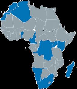Cooperation countries Partner countries to the ABS Initiative Algeria Benin Cameroon DR Congo Kenya Madagascar Morocco Namibia South Africa Uganda The ABS Initiative provides the following support