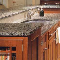The quartz material does not require sealing, nor does it stain due to its impermeability.