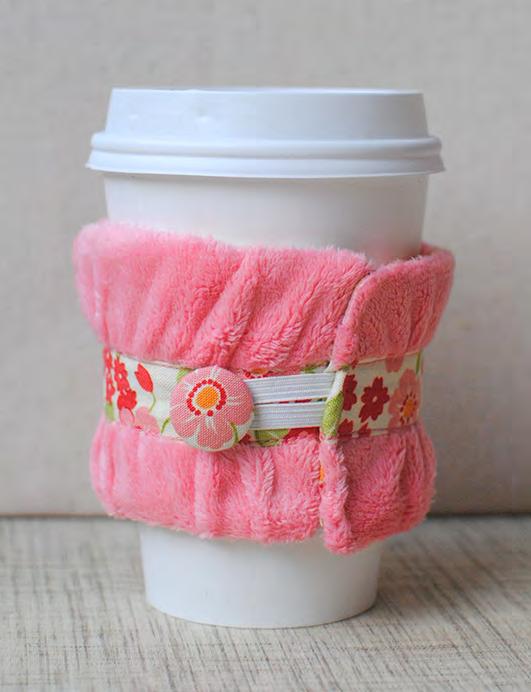 A perfect little gift is this coffee sleeve that doubles as a gift card holder.