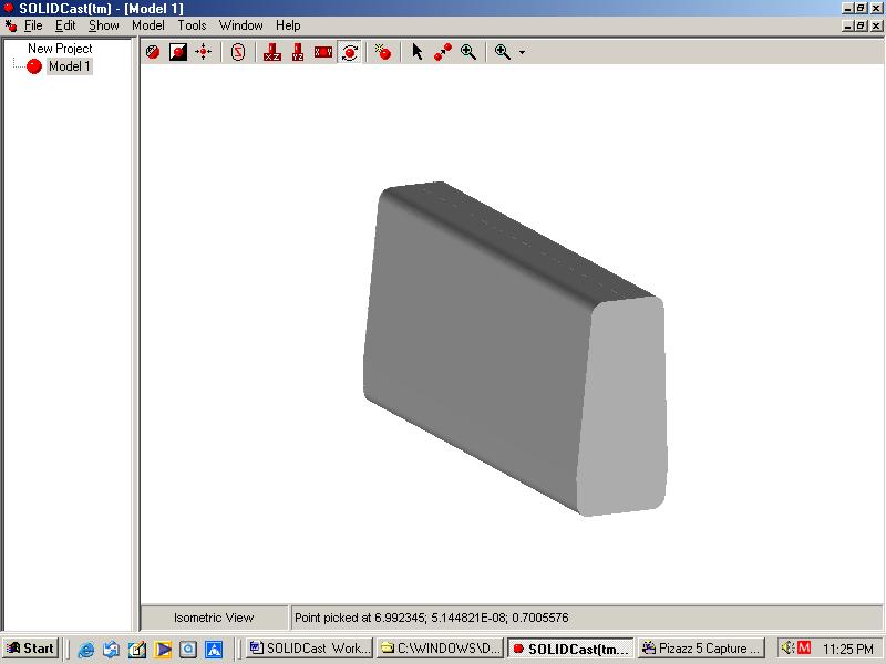 Now click on the Add Shape button. This will create the extruded shape.