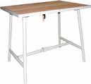 Work benches, tool box, pipe vices, deburring tool Work benches Work bench small Dimensions Work bench, small Work bench, large Collapsible work bench Dimension (lxwxh) 120 x 75 x 85 cm 150 x 100 x
