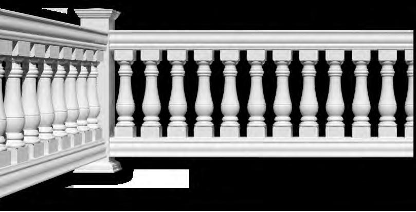 Our FiberThane Balustrade System is a hybrid system that utilizes the strength and durability of