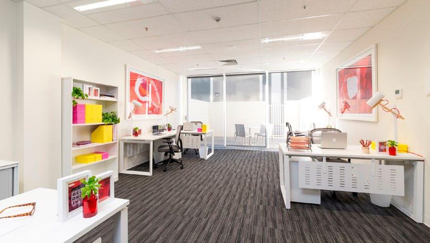 more. Taking inspiration from the famed Australian artist, Yannima Pirkarli Tommy Watson, the Furnishings were specified to reflect a modern, exciting and functional workspace.