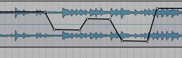 You should now be able to click on the volume line to start drawing different volume points in your audio track the choices you make would obviously be made based on musical judgments perhaps the