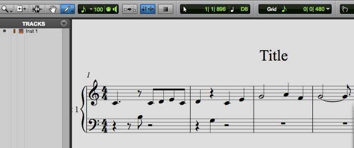 MIDI editor First go to window>midi editor (Shortcut Control = on Mac, Start = on Windows) This is a nice large dialog allowing you to move notes up and down, with a clear piano display on the left