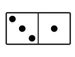 Four Digit Place Value If you place two dominoes next to each other horizontally a four digit number will be created with a thousands, hundreds, tens, and a ones place.
