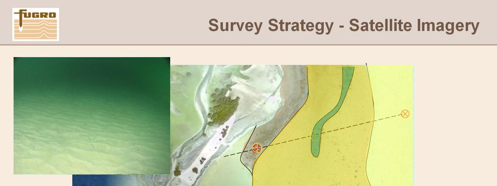 Survey Strategy Design using Satellite Data 1) Unsupervised classification: biotope boundaries are initially delineated based
