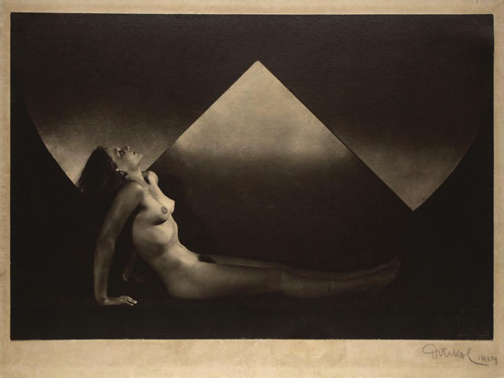 František Drtikol (1883-1961) Triangle Nude, 1924 Gelatin silver print