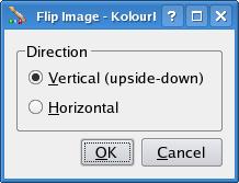 6.7 Flip This flips the entire image or selection horizontally or