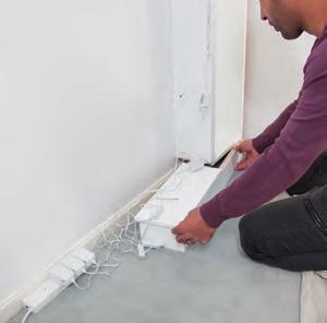 If there are no wall studs to secure light boxes, use a number of heavyduty plasterboard fixings, such as Super Wall-Mate, following product instructions.