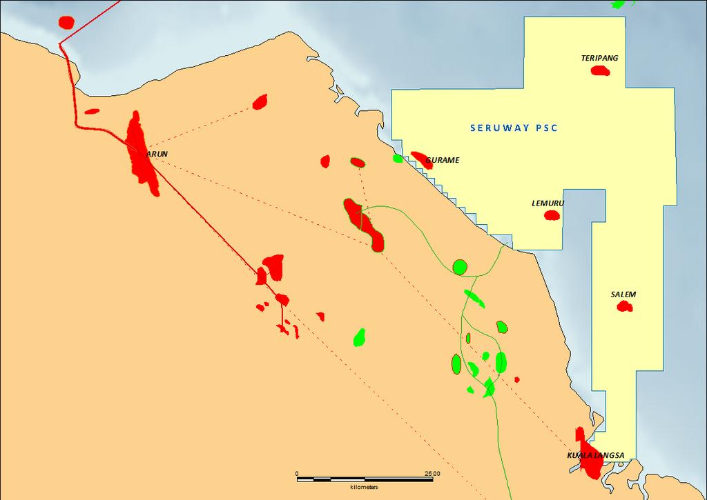 contains multiple existing gas and oil discoveries as well as undrilled prospects.