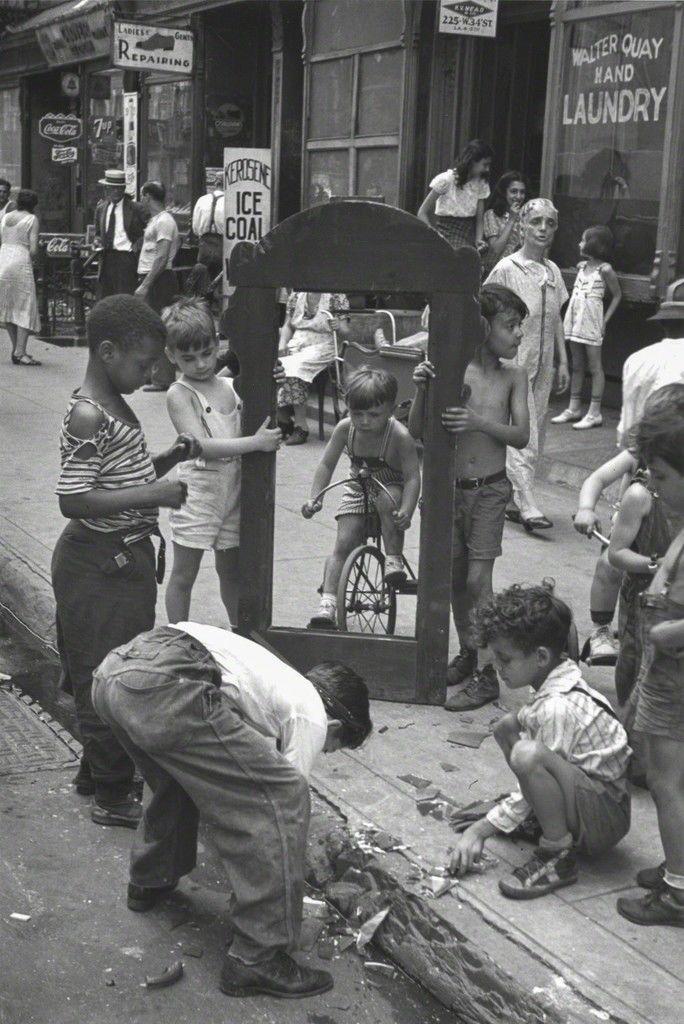 Helen Levitt (1913-2009) A native of Brooklyn in NY, now considered one of the leading street photographers of the last century.