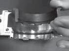 cap screws in rotary holder half.