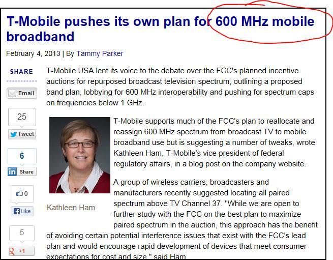 The potential future of expanded LTE LTE currently only in the 700MHz spectrum It is highly likely in the future LTE will be even lower from 570 MHz to 780 MHz.