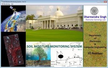 Soil Moisture Monitoring with Satellite Images Sponsored by Dept.