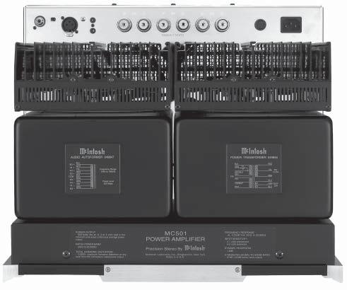 Top Panel Connections and Switch Main Fuse holder, refer to information on the back panel of the MC501 to determine the correct fuse size and rating POWER CONTROL IN receives a turn On/Off Trigger