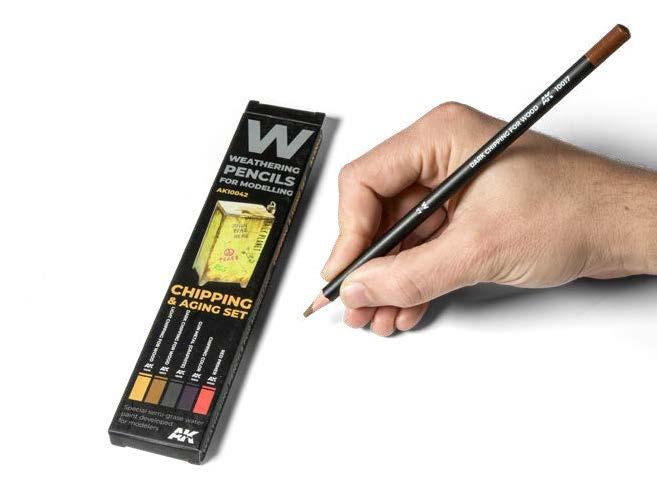 THE BEST WEAPON FOR MODELING The weathering pencils are water-based with a special 17cm