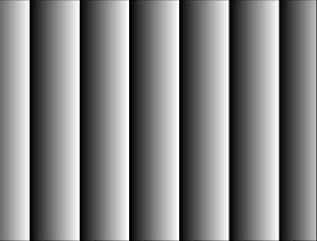 2.Features moving horizontal gray gradient test image In the moving horizontal gray gradient test image, the gray value of pixels in each column of the image are equal, each pixel in each row