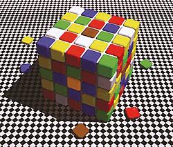 Rubik s Cube Color Illusion One of the most powerful color illusions.