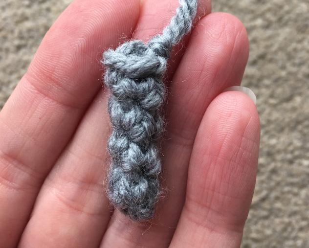 You will need: A 4mm hook (used throughout the pattern) Approx. 30g / 45m of James C. Brett Chunky with Merino yarn shade CM9 Approx. 1.5g / 2.25m of James C.