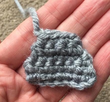 increase (2 double crochet stitches worked into a single stitch) Dec = decrease (2 stitches combined into a single stitch) Htr = half treble crochet (dc, inc) around = a dc then an inc.
