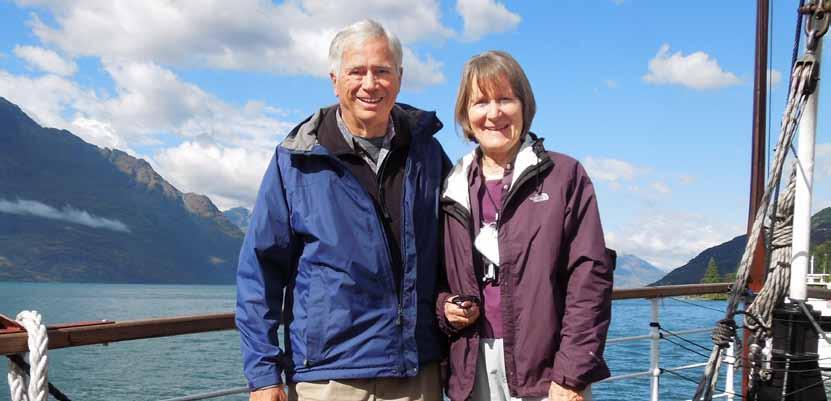 f 2 CHARITABLE Estate Planning & Tax Tips Fall 2013 Creating a Legacy Bruce, MS 63, PhD 69, and Karen McCaul, 63, MA 64 (shown here on a Stanford travel/study trip to New Zealand), enjoy the benefits