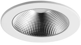 Low energy solution in compact form for mass application The luminaire ORB V3 is designed for mass application in any type of areas, where downlights with incandescent or compact fluorescent lamps