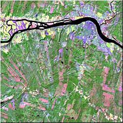 Example Landsat Thematic Mapper (TM) bands 5,4,3