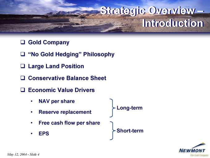 Strategic Gold No Land Conservative Economic NAV Long-term Reserve Free EPS May Gold cash 12, Company Position per