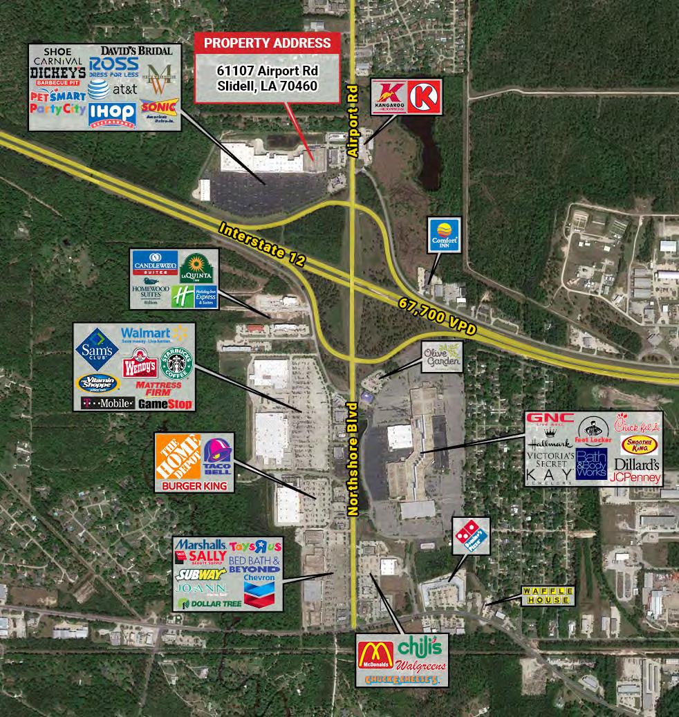 INVESTMENT HIGHLIGHTS Academy Sports + Outdoors in Slidell, Louisiana 39 Miles North of New Orleans More Than Five Years Remaining on Absolute Net Zero Landlord Responsibilities Features Four,