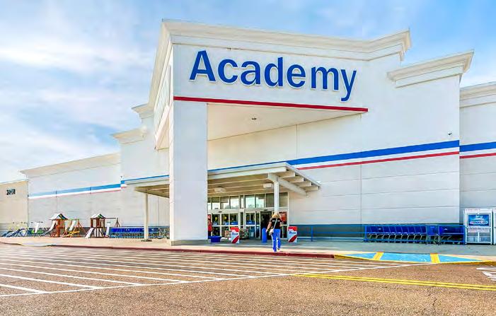 TENANT OVERVIEW Founded in 1938, Academy, Limited; doing business as Academy Sports & Outdoors is one of the nation s largest sporting goods and outdoor stores.