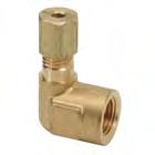 22 COMPRESSION COMPRESSION FITTINGS Compression Female Reducing Elbows (cont.) 70-4-8 026613074023 1/4" OD Tube x 1/2" FIP Rough 10 1.3 70-5-2 026613071473 5/16" OD Tube x 1/8" FIP Rough 10 0.