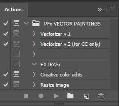 1. THE BASICS 1.1. About the effects The PanosFX VECTOR PAINTINGS is a set of amazing Photoshop actions that bring together two worlds: painting effects and vector graphics!