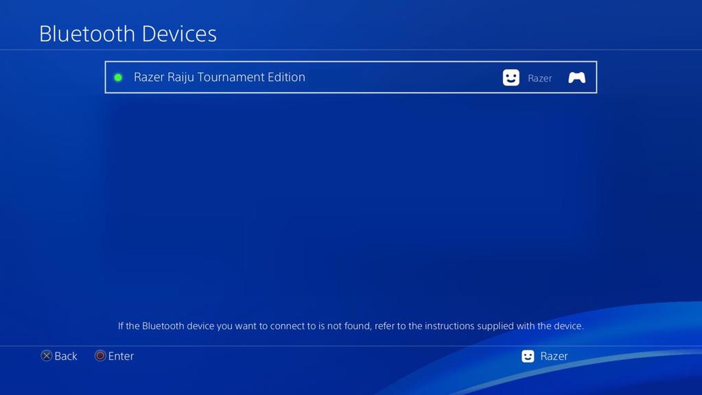 On your PS4, go to Settings > Devices > Bluetooth Devices and