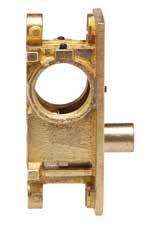 Mortise Locks - For Tempered Glass Doors Glass Door Bottom Rail Lock - BR Series Installed in the bottom rail or in patch fitting of an all glass door. Bolt is retracted by 5 32 (29.