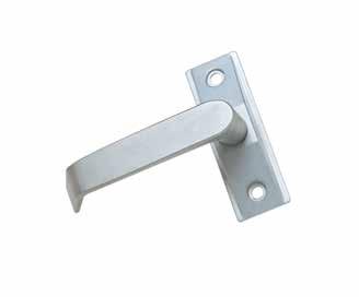 456-RE 456-S Lever Handles - 456 Series Lever Handles and Push / Pull Paddles Levers are designed to keep fingers away from the jamb and allow operation without grasping.
