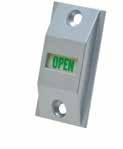 Accessories LI-408-AL Lock Indicator Sets Adds notification of locked or open to an exit door. Open appears in Green letters and Locked appears in Red letters.